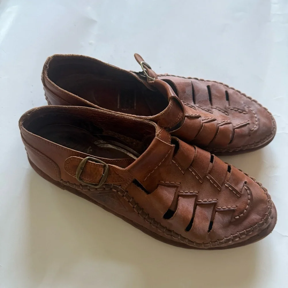 MENS PIKOLINOS Brown Leather Sandals Comfortable Casual Design